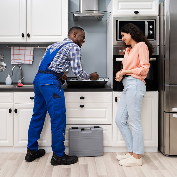 can you provide an estimate for cooktop repair before beginning any work in Oliver Springs